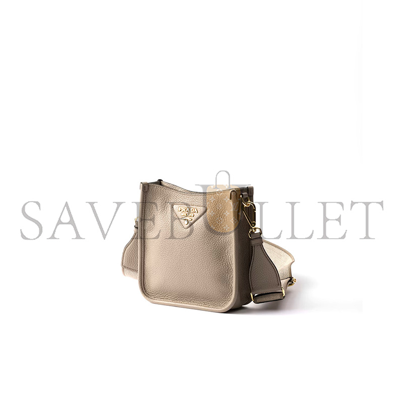 PRADA LEATHER MINI SHOULDER BAG 1BH191 (20*19*6cm) PRADA LEATHER MINI SHOULDER BAG 1BH191 (20*19*6cm)